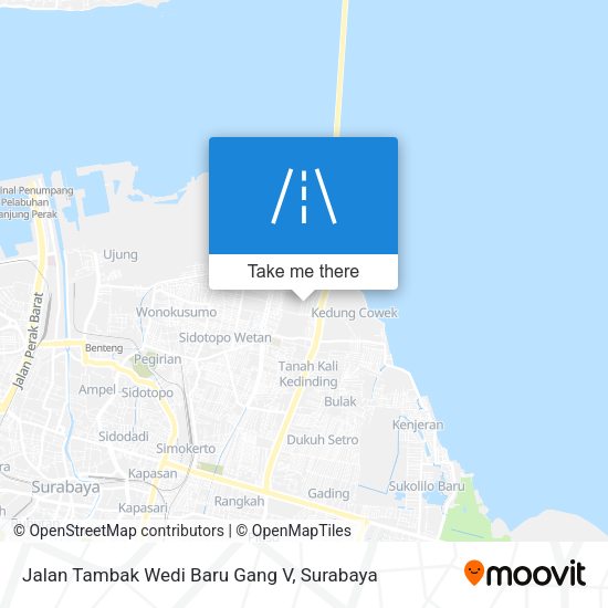 Jalan Tambak Wedi Baru Gang V map