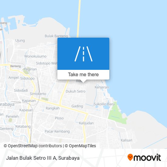 Jalan Bulak Setro III A map