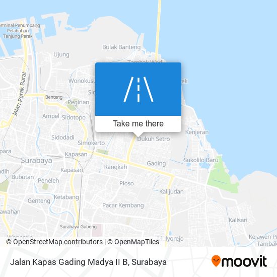 Jalan Kapas Gading Madya II B map