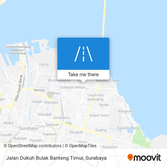 Jalan Dukuh Bulak Banteng Timur map