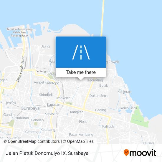 Jalan Platuk Donomulyo IX map