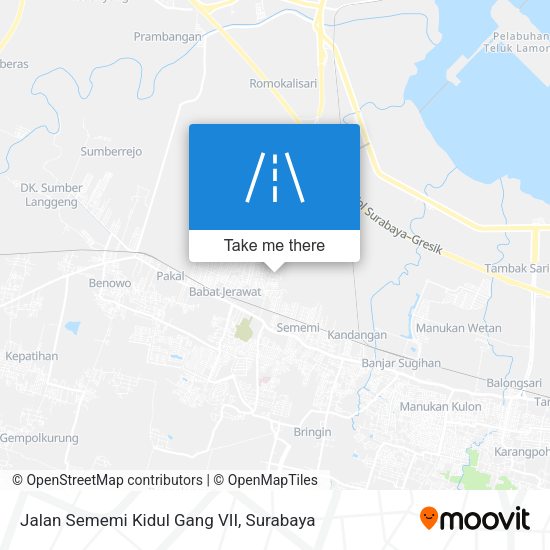 Jalan Sememi Kidul Gang VII map