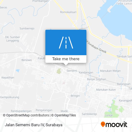 Jalan Sememi Baru IV map