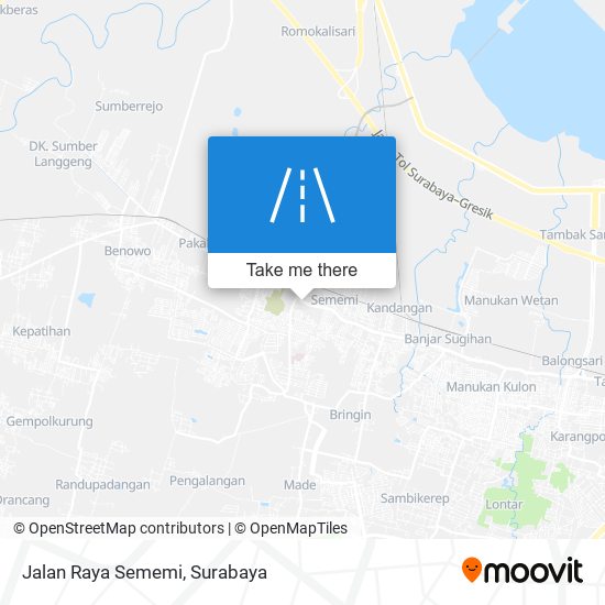 Jalan Raya Sememi map