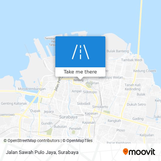 Jalan Sawah Pulo Jaya map