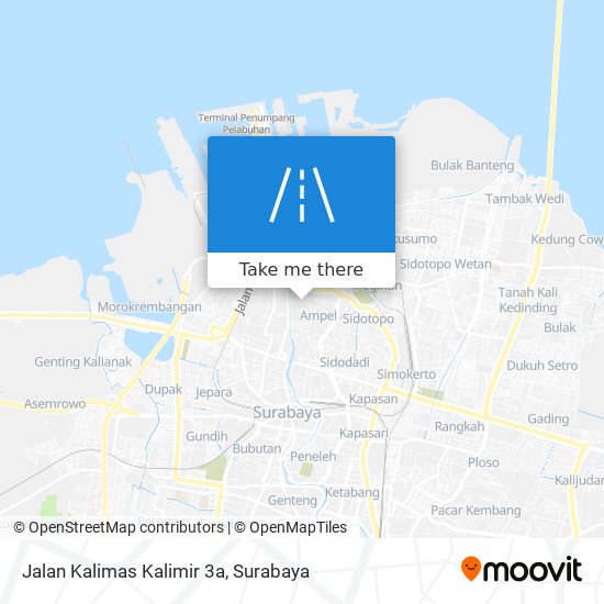 Jalan Kalimas Kalimir 3a map