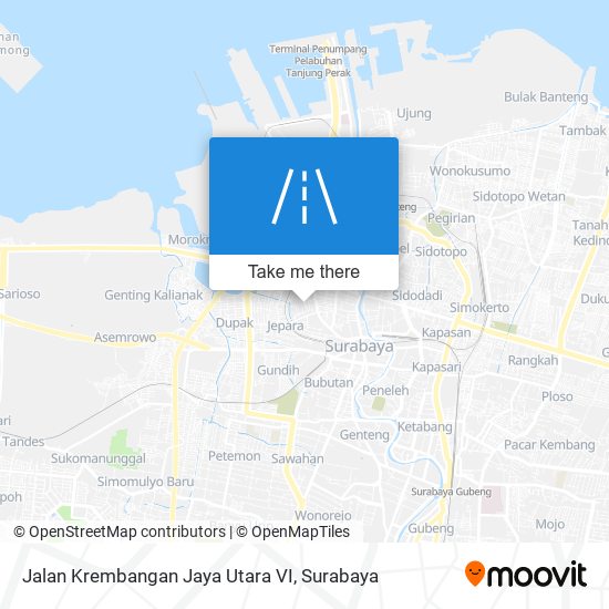 Jalan Krembangan Jaya Utara VI map