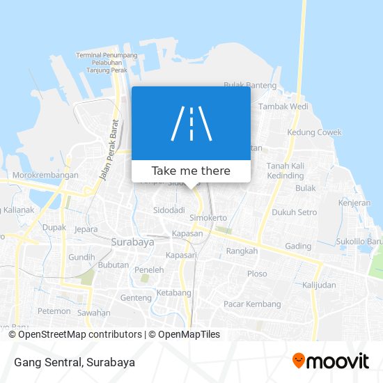 Gang Sentral map
