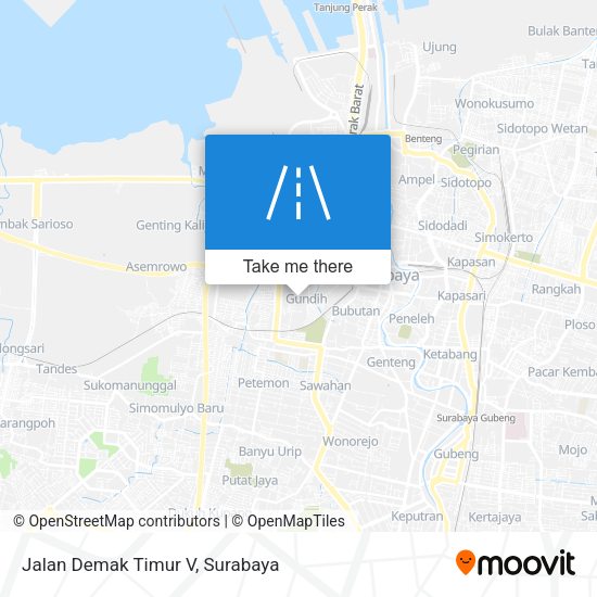 Jalan Demak Timur V map