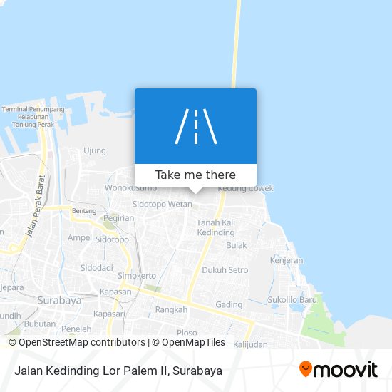 Jalan Kedinding Lor Palem II map