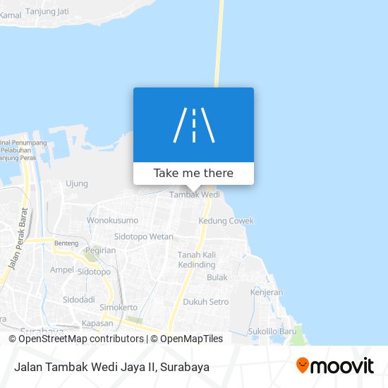 Jalan Tambak Wedi Jaya II map