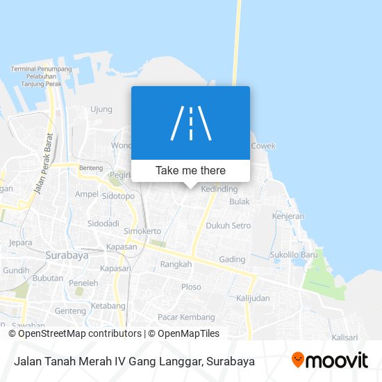 Jalan Tanah Merah IV Gang Langgar map