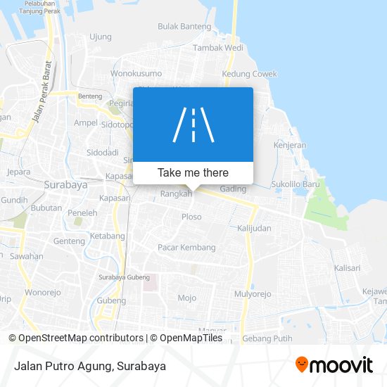 Jalan Putro Agung map