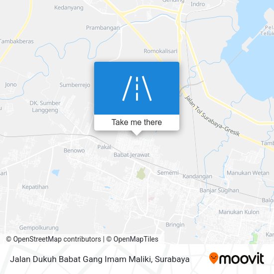 Jalan Dukuh Babat Gang Imam Maliki map