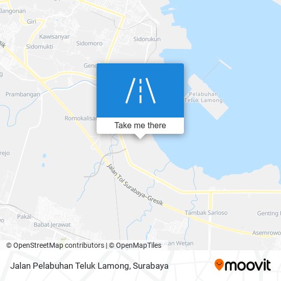 Jalan Pelabuhan Teluk Lamong map