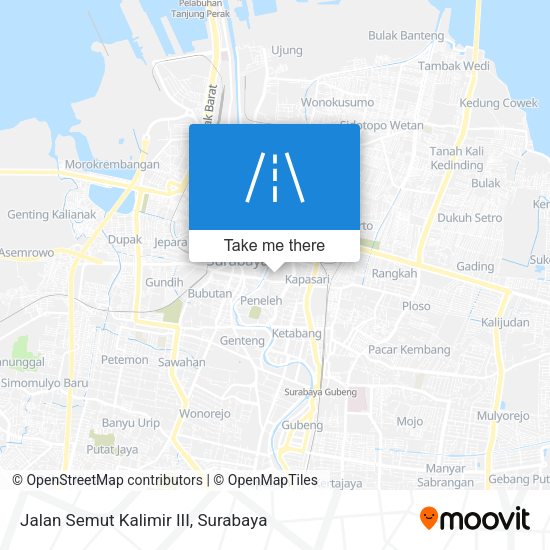 Jalan Semut Kalimir III map