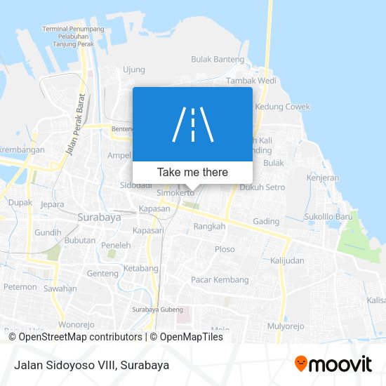 Jalan Sidoyoso VIII map