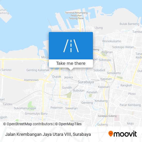 Jalan Krembangan Jaya Utara VIII map