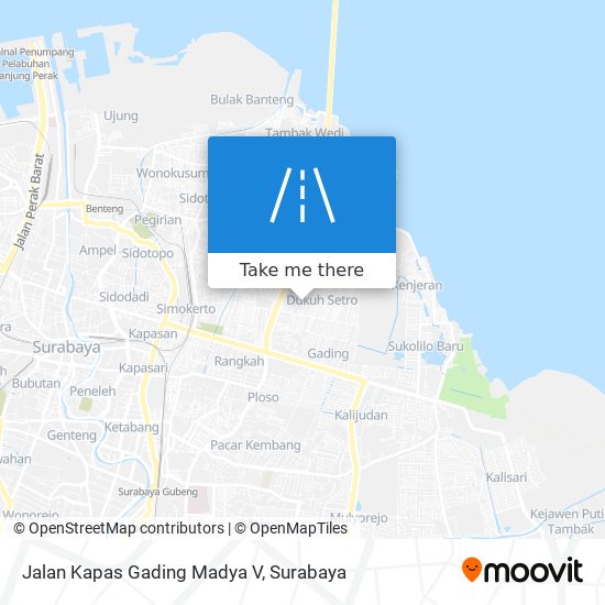 Jalan Kapas Gading Madya V map