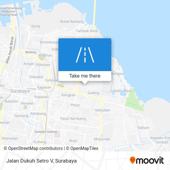 Jalan Dukuh Setro V map