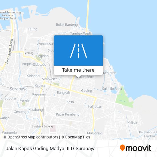 Jalan Kapas Gading Madya III D map