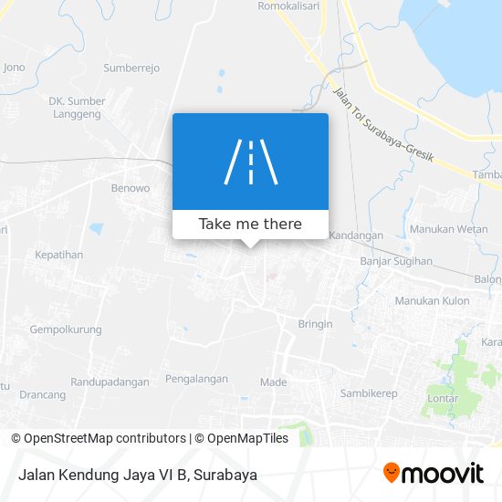 Jalan Kendung Jaya VI B map