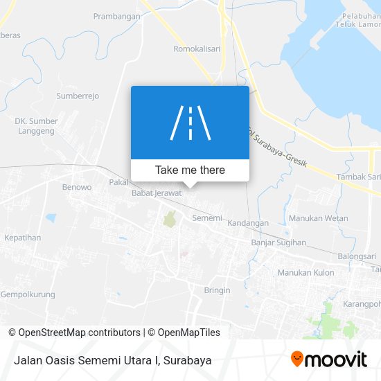 Jalan Oasis Sememi Utara I map