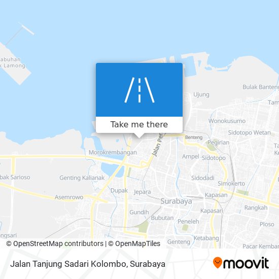 Jalan Tanjung Sadari Kolombo map