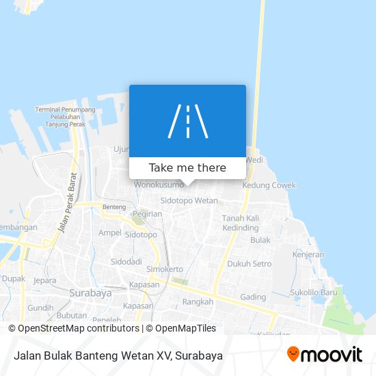 Jalan Bulak Banteng Wetan XV map