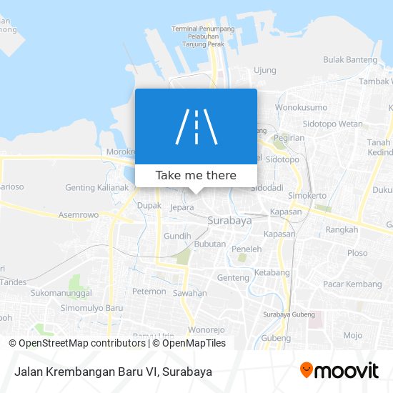 Jalan Krembangan Baru VI map