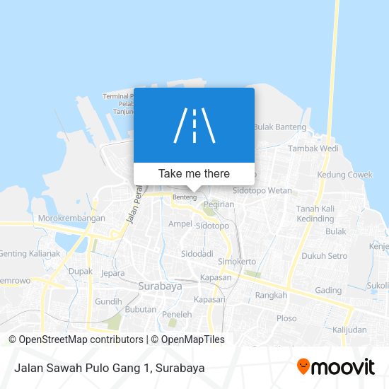 Jalan Sawah Pulo Gang 1 map