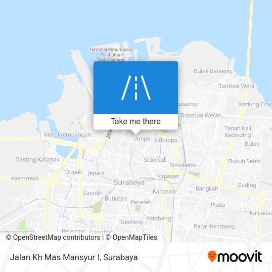 Jalan Kh Mas Mansyur I map