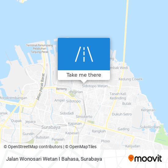 Jalan Wonosari Wetan I Bahasa map