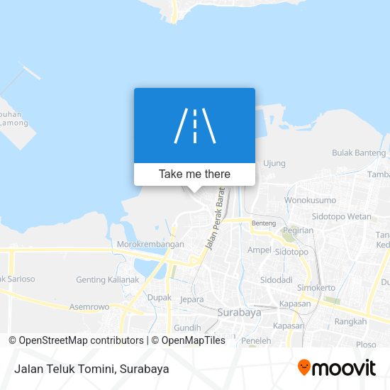 Jalan Teluk Tomini map