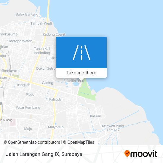 Jalan Larangan Gang IX map