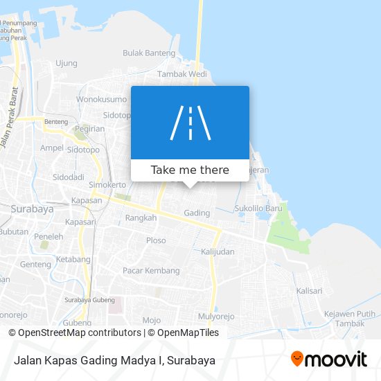 Jalan Kapas Gading Madya I map