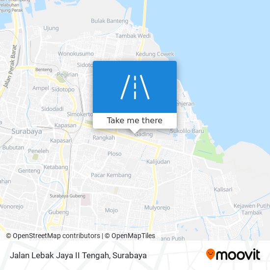 Jalan Lebak Jaya II Tengah map