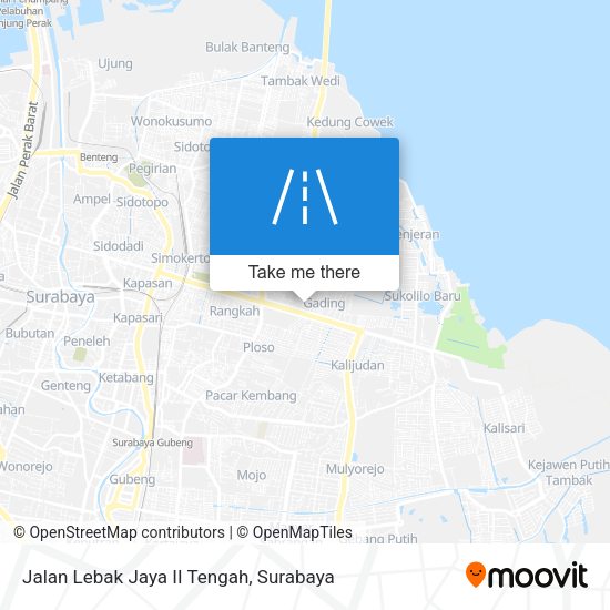 Jalan Lebak Jaya II Tengah map