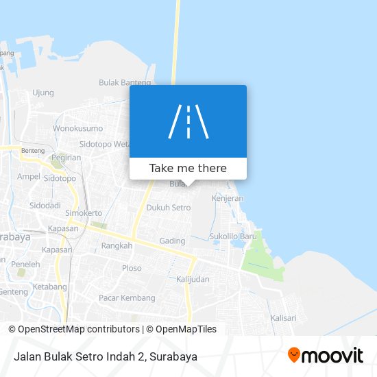 Jalan Bulak Setro Indah 2 map
