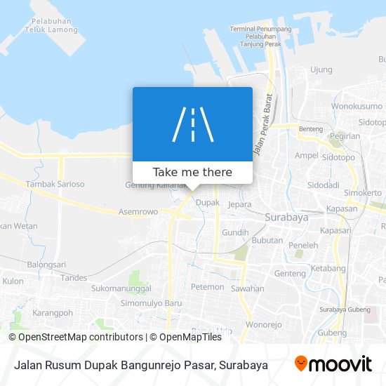 Jalan Rusum Dupak Bangunrejo Pasar map