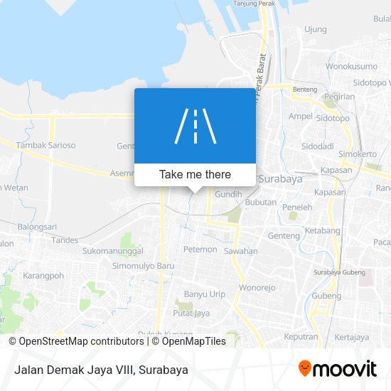 Jalan Demak Jaya VIII map