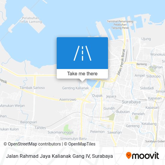 Jalan Rahmad Jaya Kalianak Gang IV map