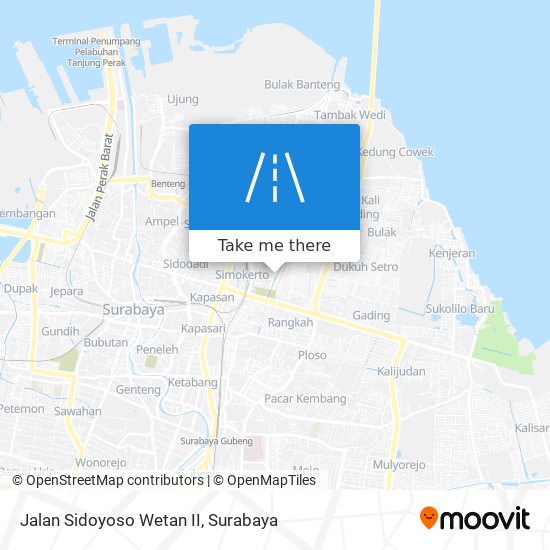 Jalan Sidoyoso Wetan II map