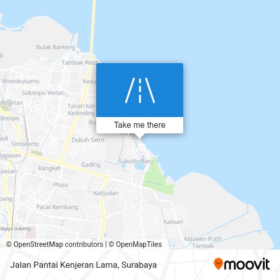 Jalan Pantai Kenjeran Lama map