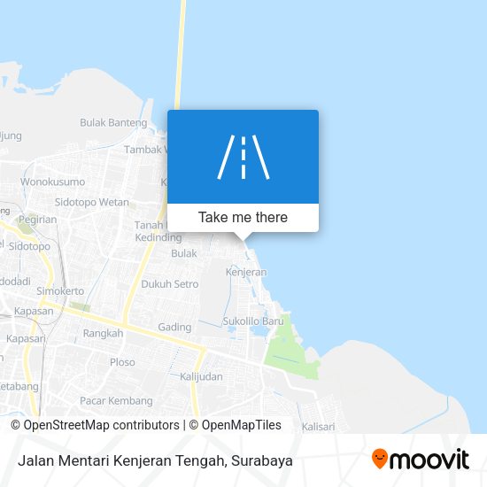 Jalan Mentari Kenjeran Tengah map