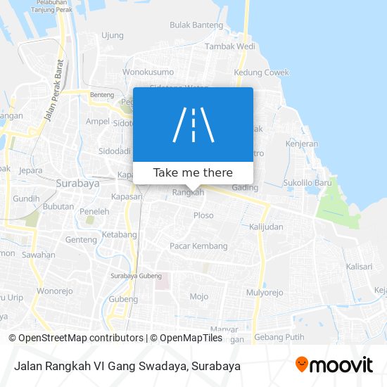 Jalan Rangkah VI Gang Swadaya map