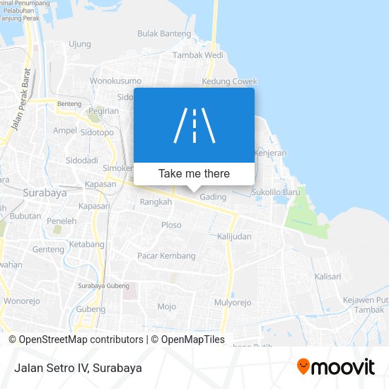 Jalan Setro IV map