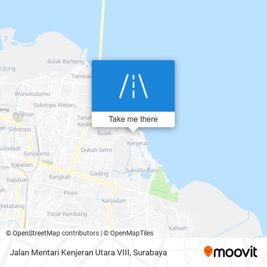 Jalan Mentari Kenjeran Utara VIII map