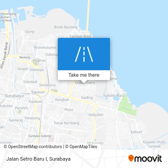 Jalan Setro Baru I map