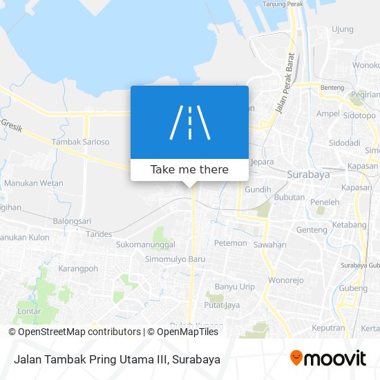 Jalan Tambak Pring Utama III map